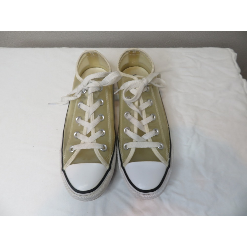 Converse Chuck Taylor All Star Transparent Vinyl Sneakers Size 4